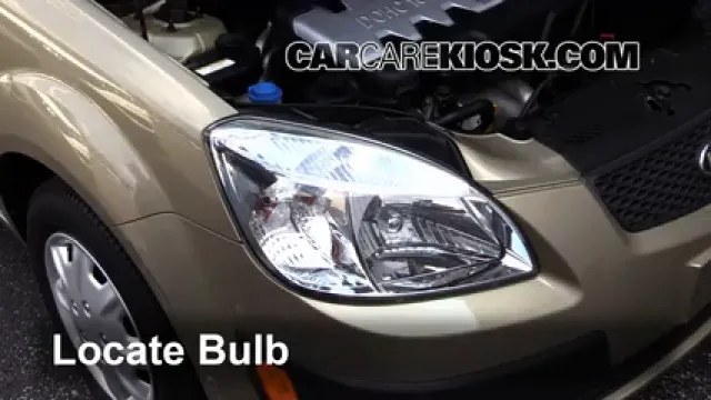 2006 Kia Rio 1.6L 4 Cyl. Lights Daytime Running Light (replace bulb)